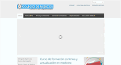 Desktop Screenshot of colmedicosantafe2.org.ar